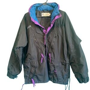 Vintage Columbia Sportswear Black Colorblock Men's Jacket Large